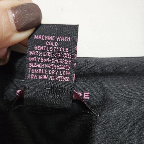 Signature By Robbie Bee Womens Gray On Gray Knit Babydoll Dress Sz 4P Mi… - Picture 7 of 7